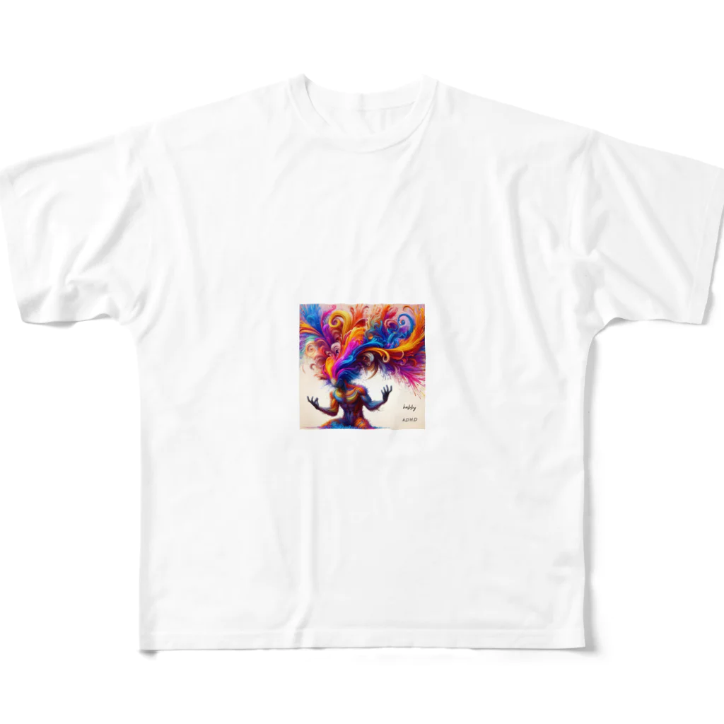 greenartのhappy ADHD All-Over Print T-Shirt