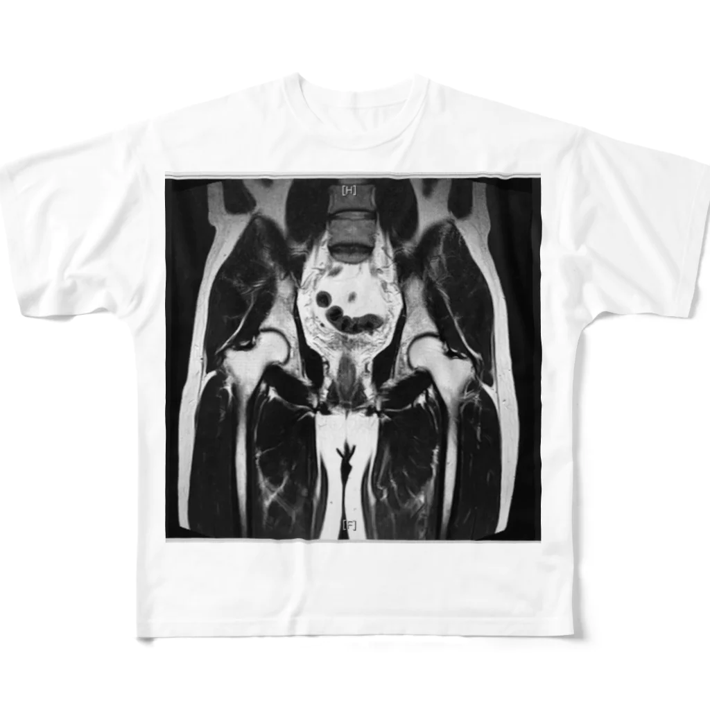 のり熊猫ののりさんのMRI All-Over Print T-Shirt