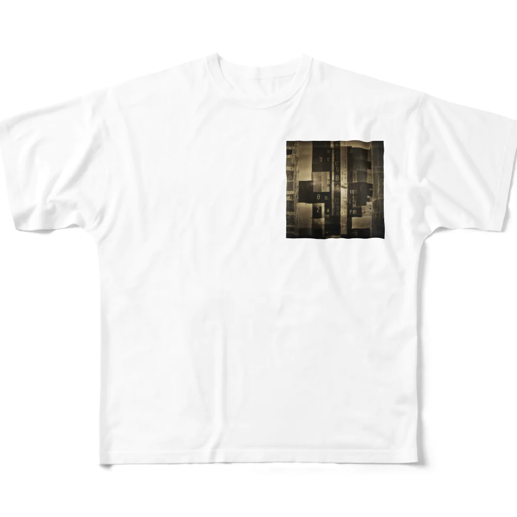 TakeKAKEのNumbering All-Over Print T-Shirt