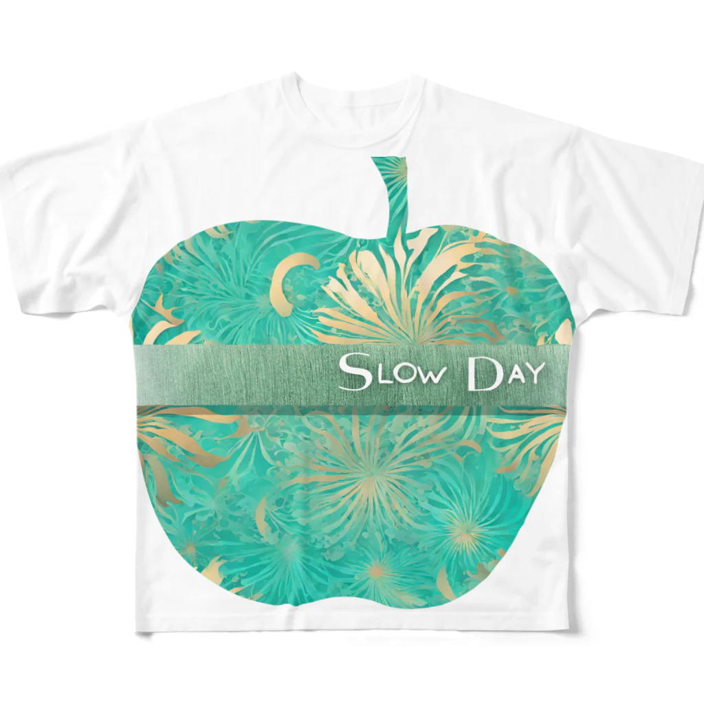 evening-fiveのSLOW DAY 005 フルグラフィックTシャツ