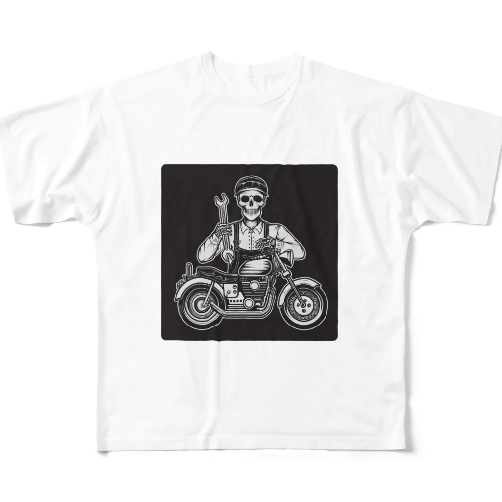 shime_savaの大丈夫　安心してツーリングに行けますよ All-Over Print T-Shirt