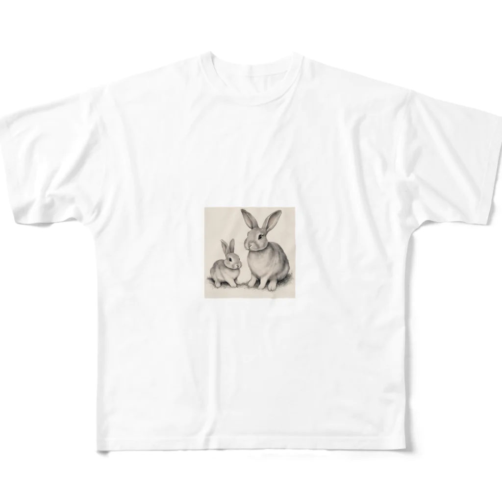 kw400037のkwラビット All-Over Print T-Shirt