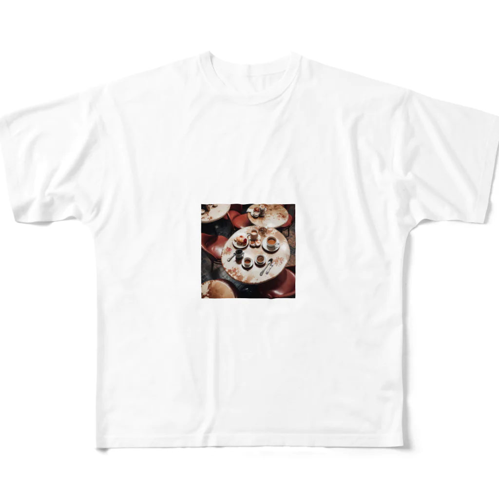 Makurahaのコーヒータイム All-Over Print T-Shirt