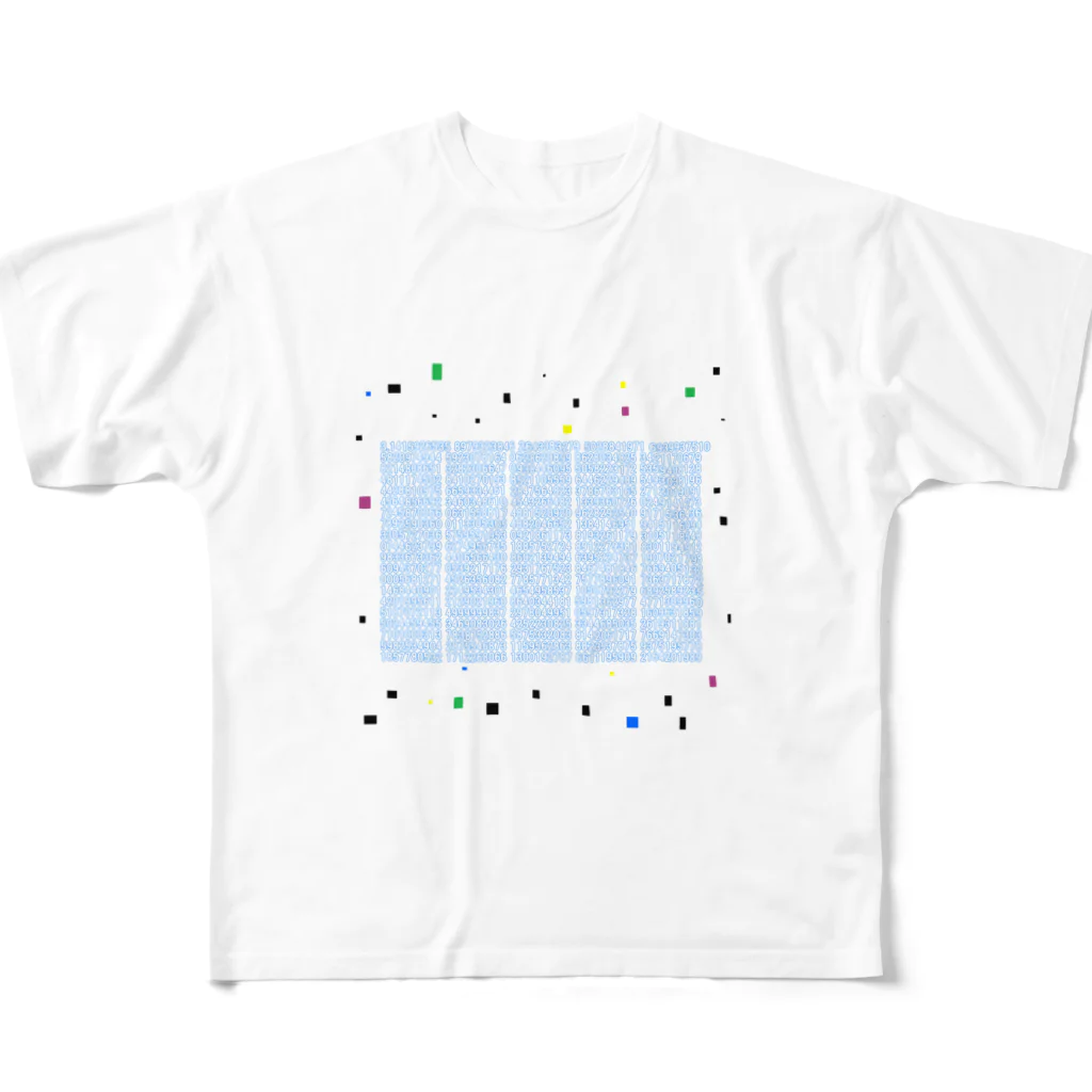 noiSutoaの1000桁の円周率 All-Over Print T-Shirt