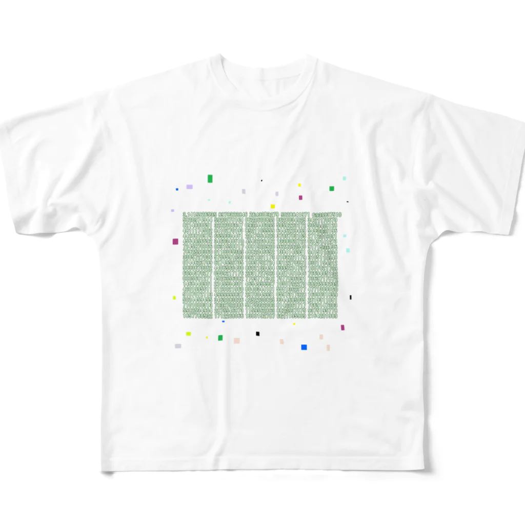 noiSutoaの円周率1000桁 All-Over Print T-Shirt