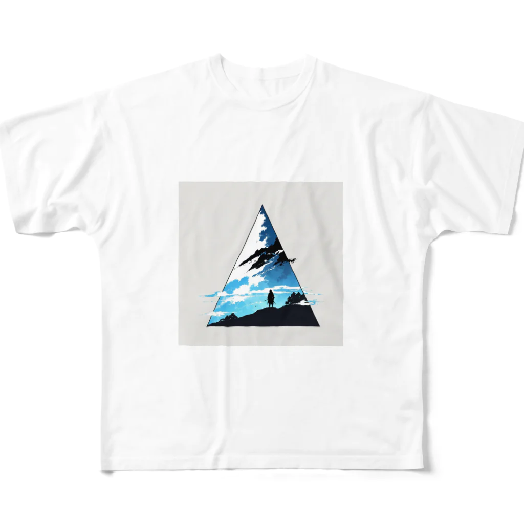 imasarakikenai2024のPyramid All-Over Print T-Shirt