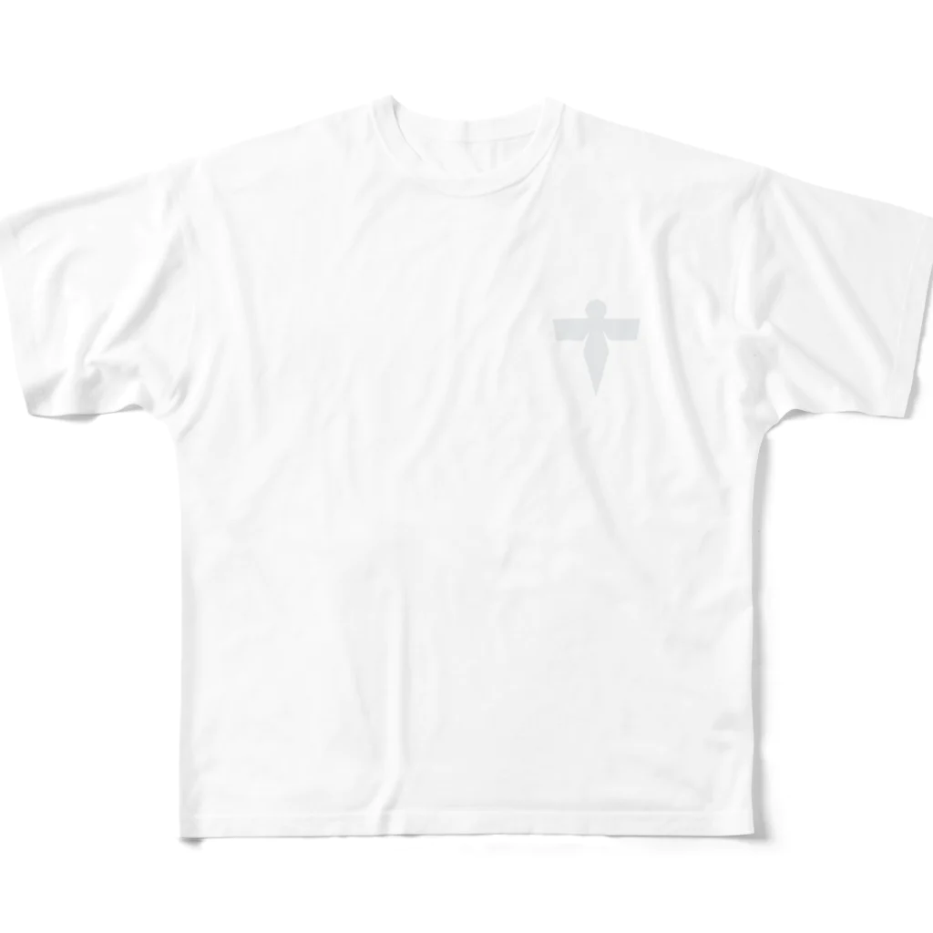 puikkoの陰陽道　式神 式札2（ワンポイント） フルグラフィックTシャツ