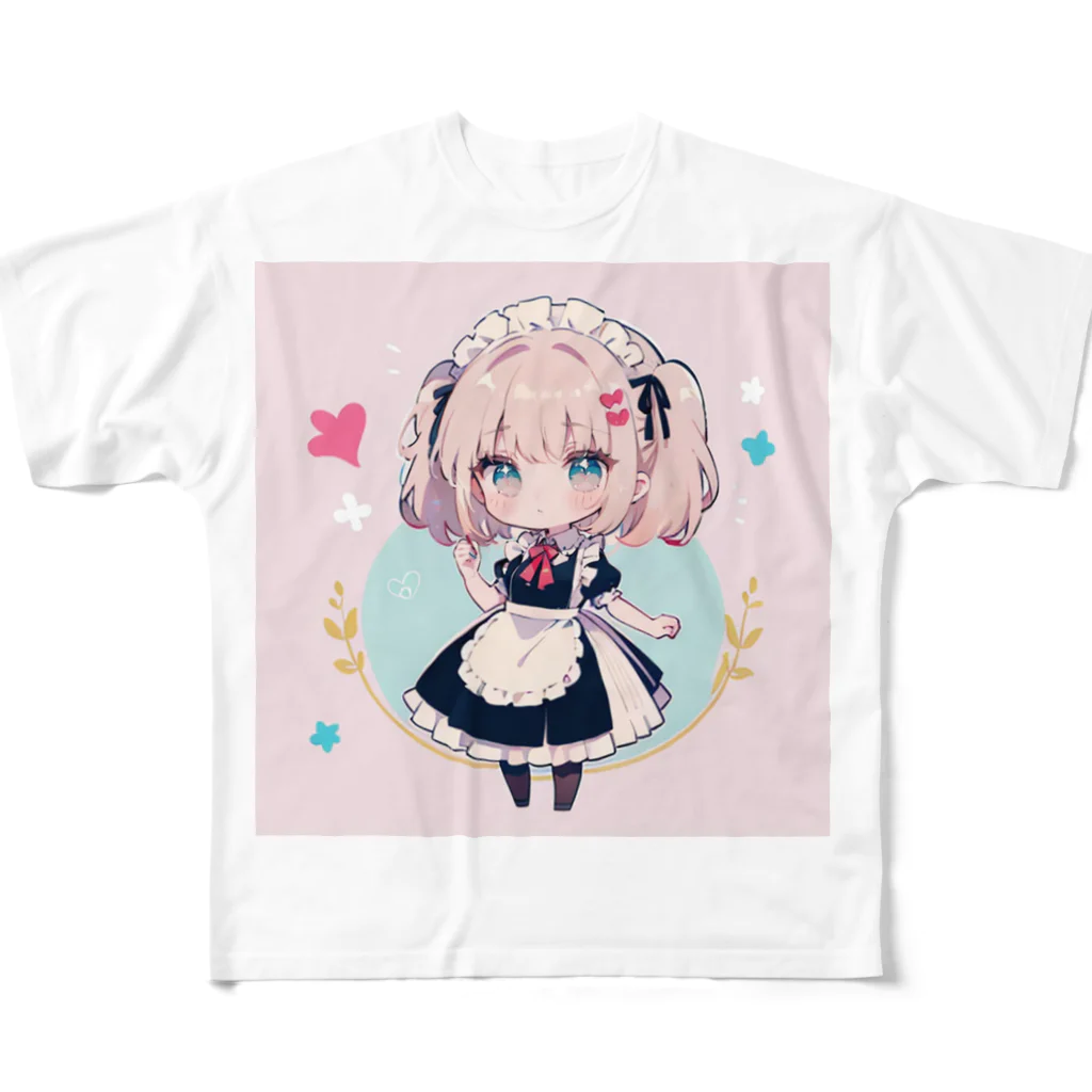 アイテムコレクションのメイド娘コレクション All-Over Print T-Shirt