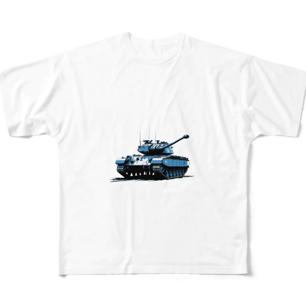 mochikun7の戦車イラスト01 All-Over Print T-Shirt