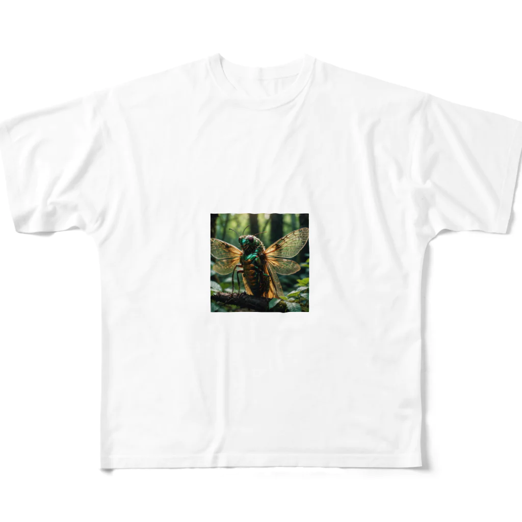 majimeの蝉の幼虫 All-Over Print T-Shirt