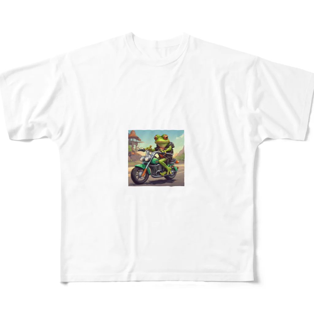 二宮大輔のカエルライダー4兄弟　長男　マッテオ All-Over Print T-Shirt