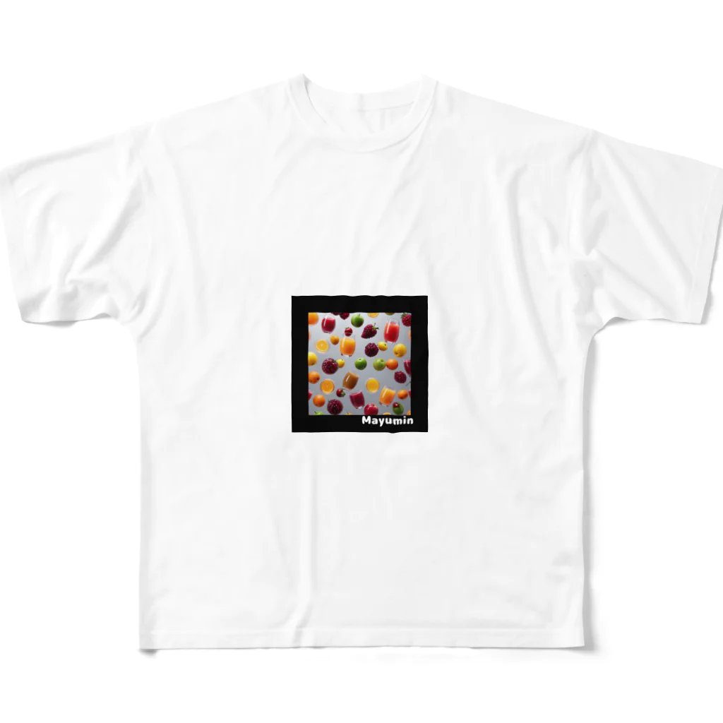 mayumin-1234のフルーツヒーローズ フルグラフィックTシャツ