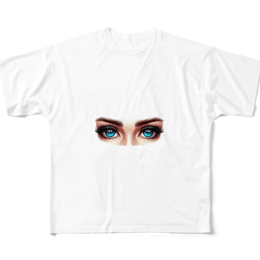 yielanggo007の美人の瞳 All-Over Print T-Shirt