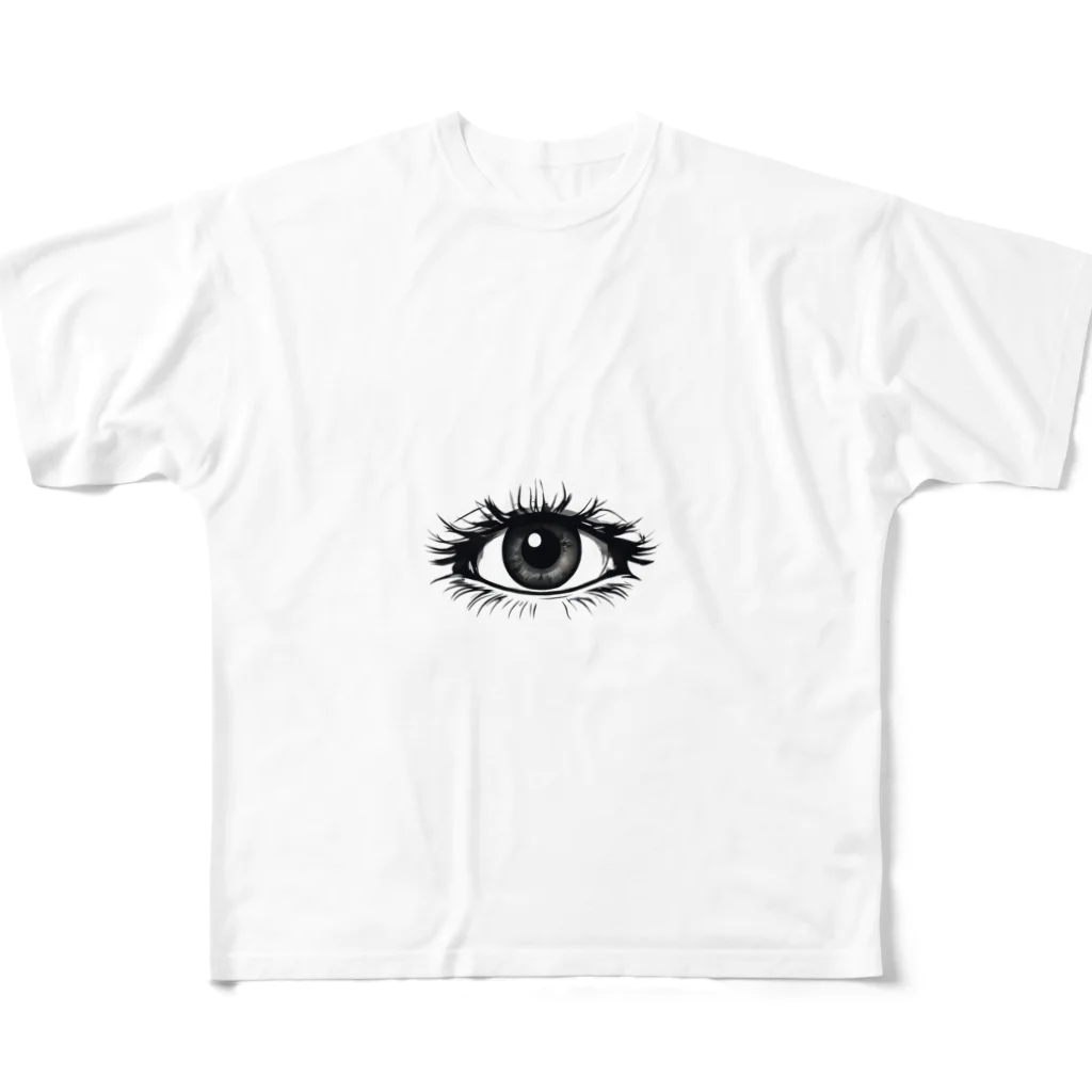 yielanggo007の透き通った瞳 All-Over Print T-Shirt