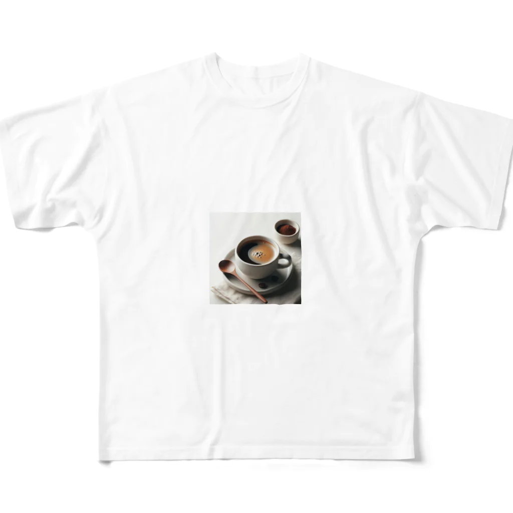 アミュペンの真に美味しいブラックコーヒー All-Over Print T-Shirt