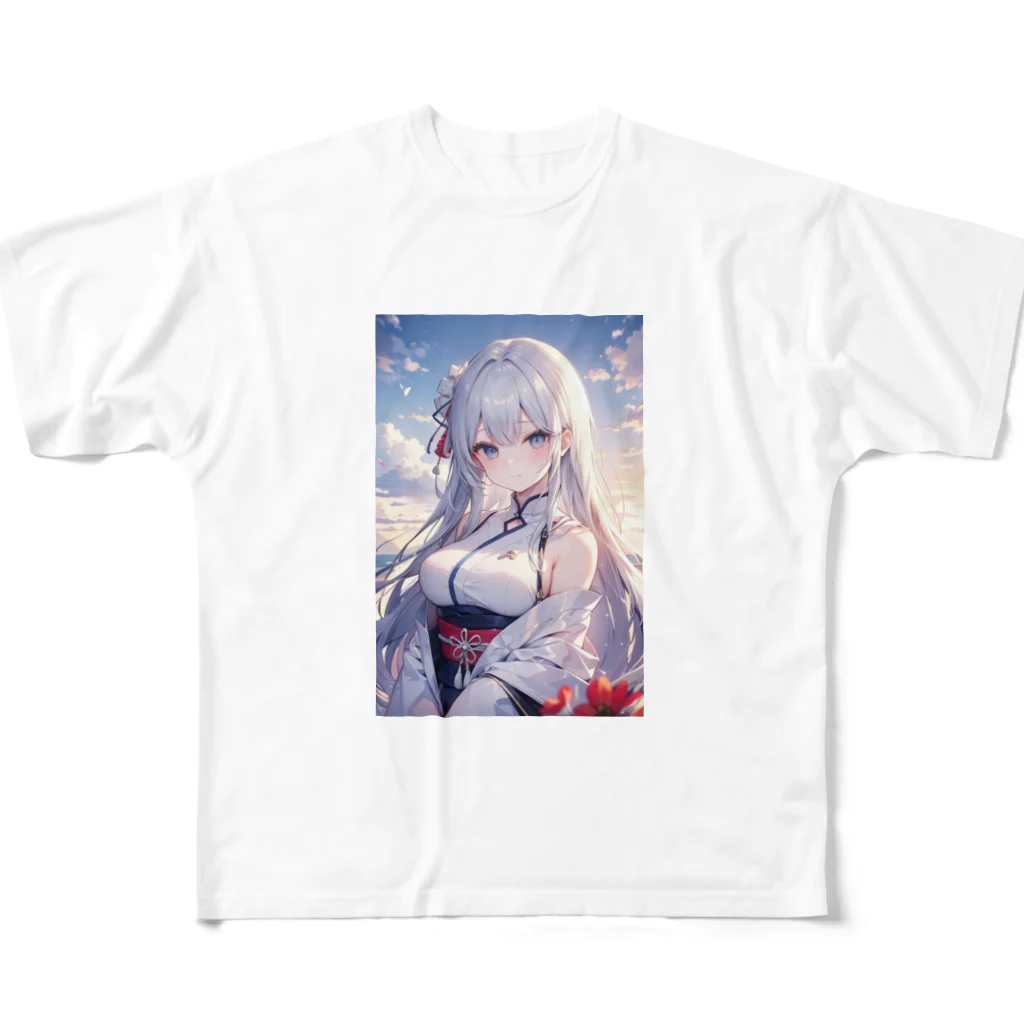巫女スタぐらむの優しい巫女 All-Over Print T-Shirt