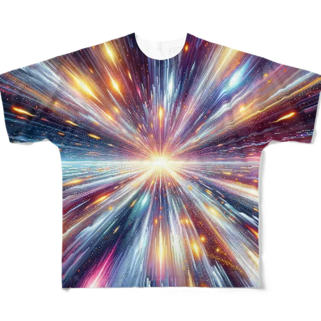 トトベス(T∴B∴M∴)🕊️の超光速スターダスト量子ワープ🛸スターシード覚醒コード All-Over Print T-Shirt