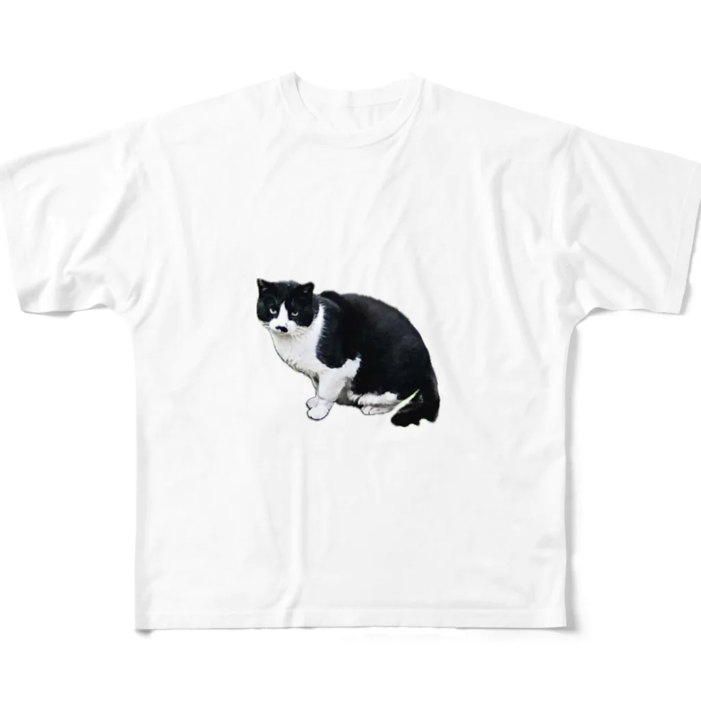 たまたまの近所の野良猫 フルグラフィックTシャツ