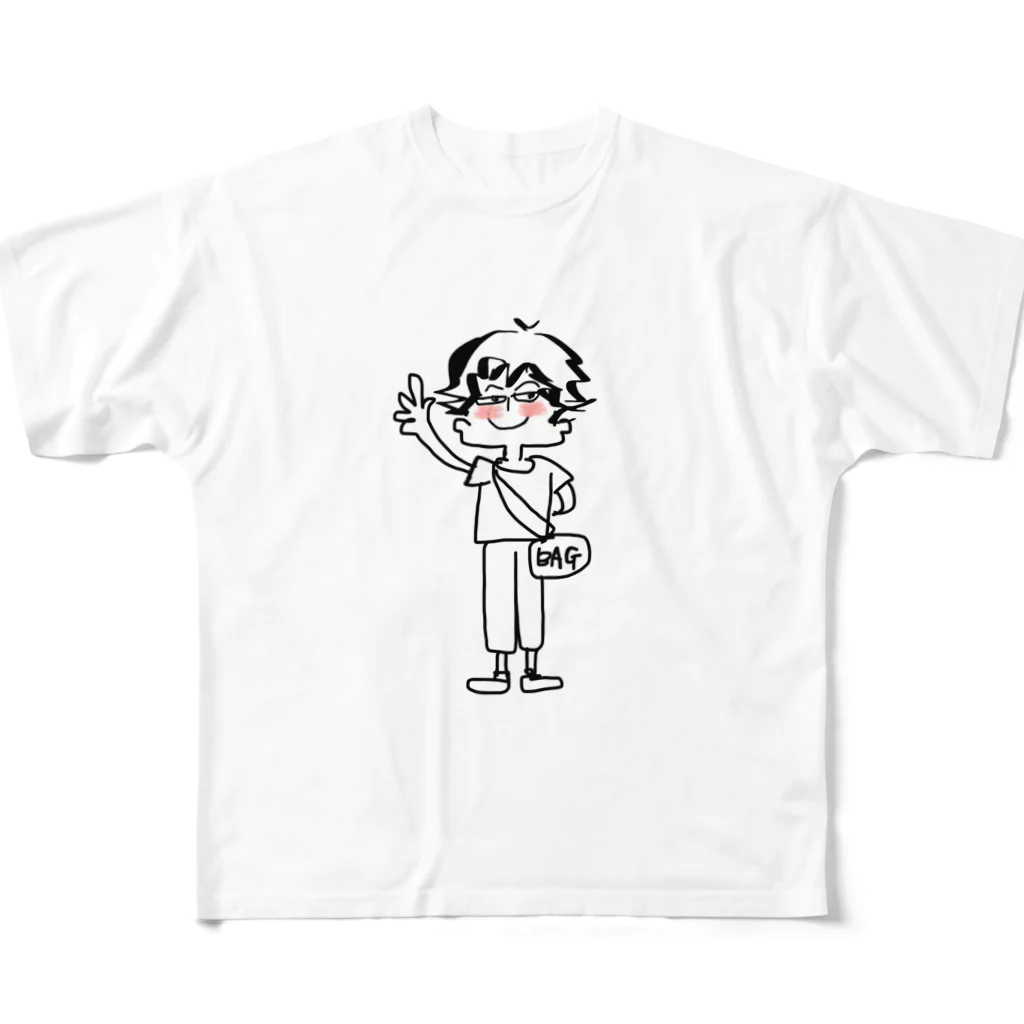 aatsuの誰だつみはw！ フルグラフィックTシャツ