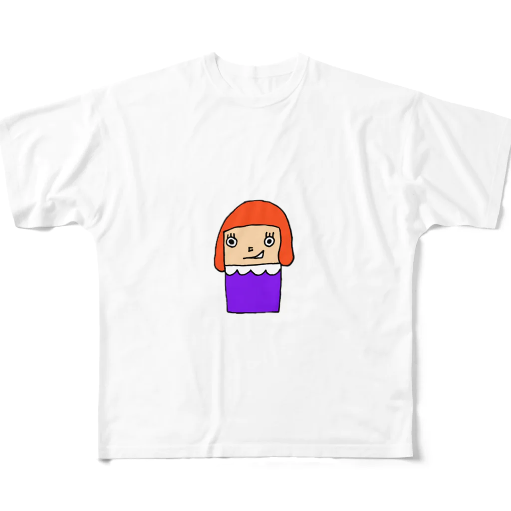 sooomaxの四角いちゃん フルグラフィックTシャツ