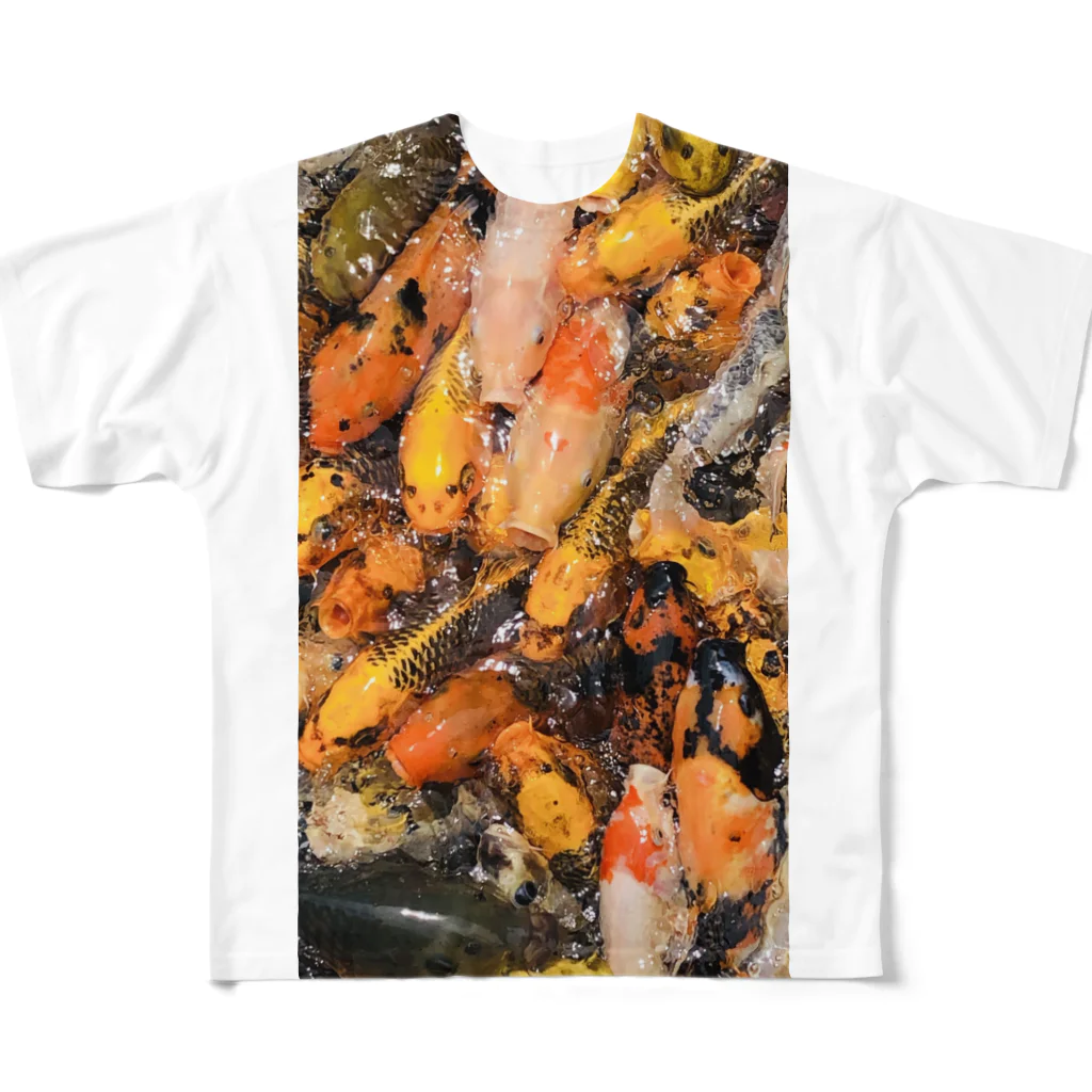 竹の鯉 All-Over Print T-Shirt