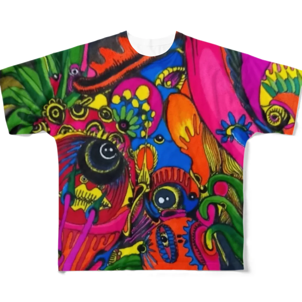 kero-spider　のkero pop All-Over Print T-Shirt