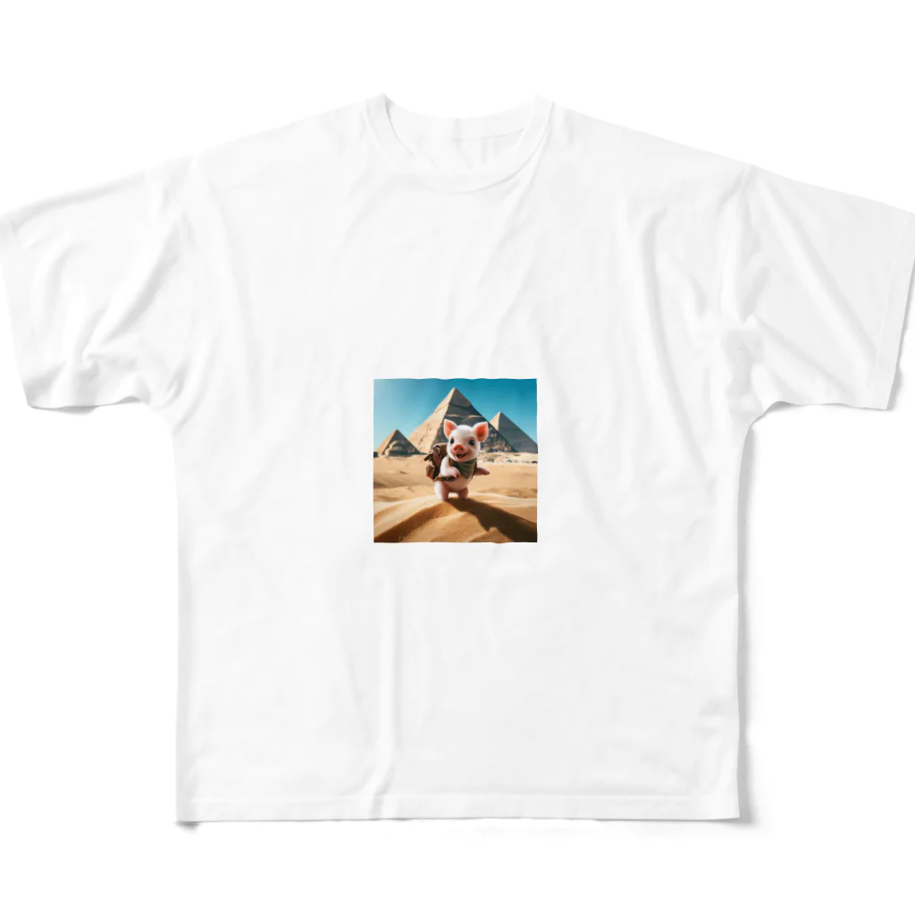 マシャのPちゃんの冒険 All-Over Print T-Shirt
