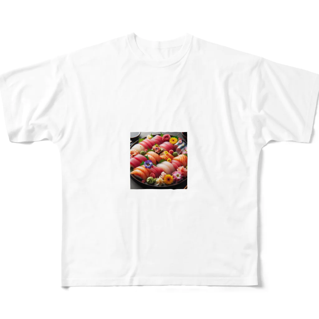 HERAX(へラックス）2号店の俺のグルメ～寿司～ フルグラフィックTシャツ
