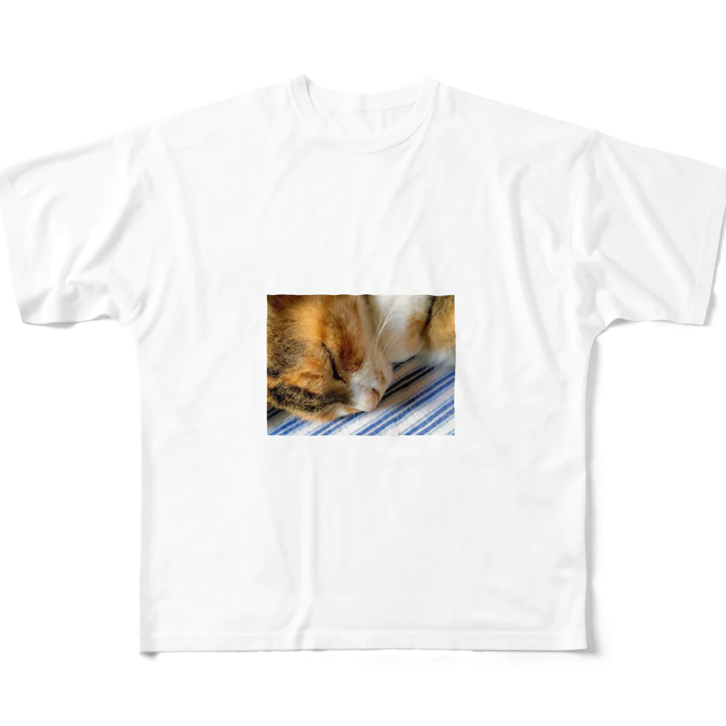 ねこちゃんが大好きなのです。の愛猫れいにゃんのグッズ All-Over Print T-Shirt