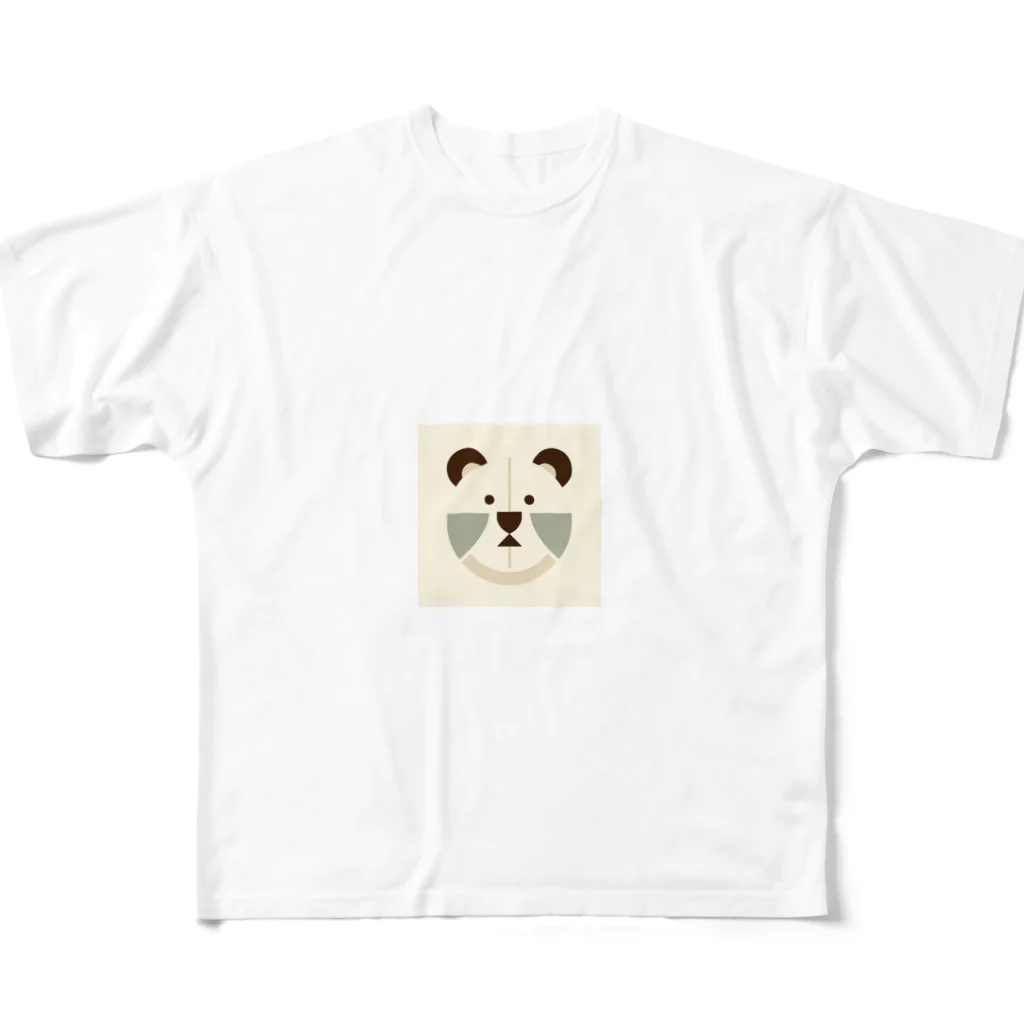 siromedakaの簡単ながらも魅力的なイラスト フルグラフィックTシャツ