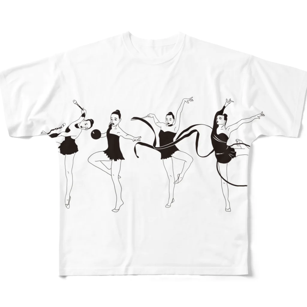 SprayDressのゼンブトクイ All-Over Print T-Shirt