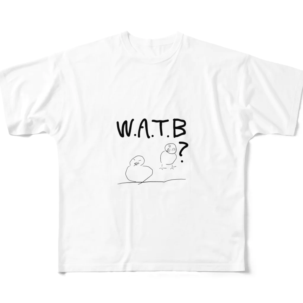 T.T.のWhat Are Those Birds? All-Over Print T-Shirt