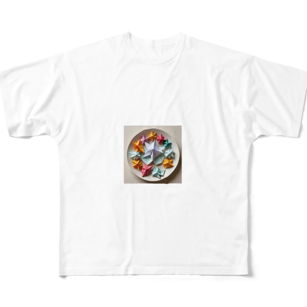 yukki1975の折り紙のイラスト_019 フルグラフィックTシャツ