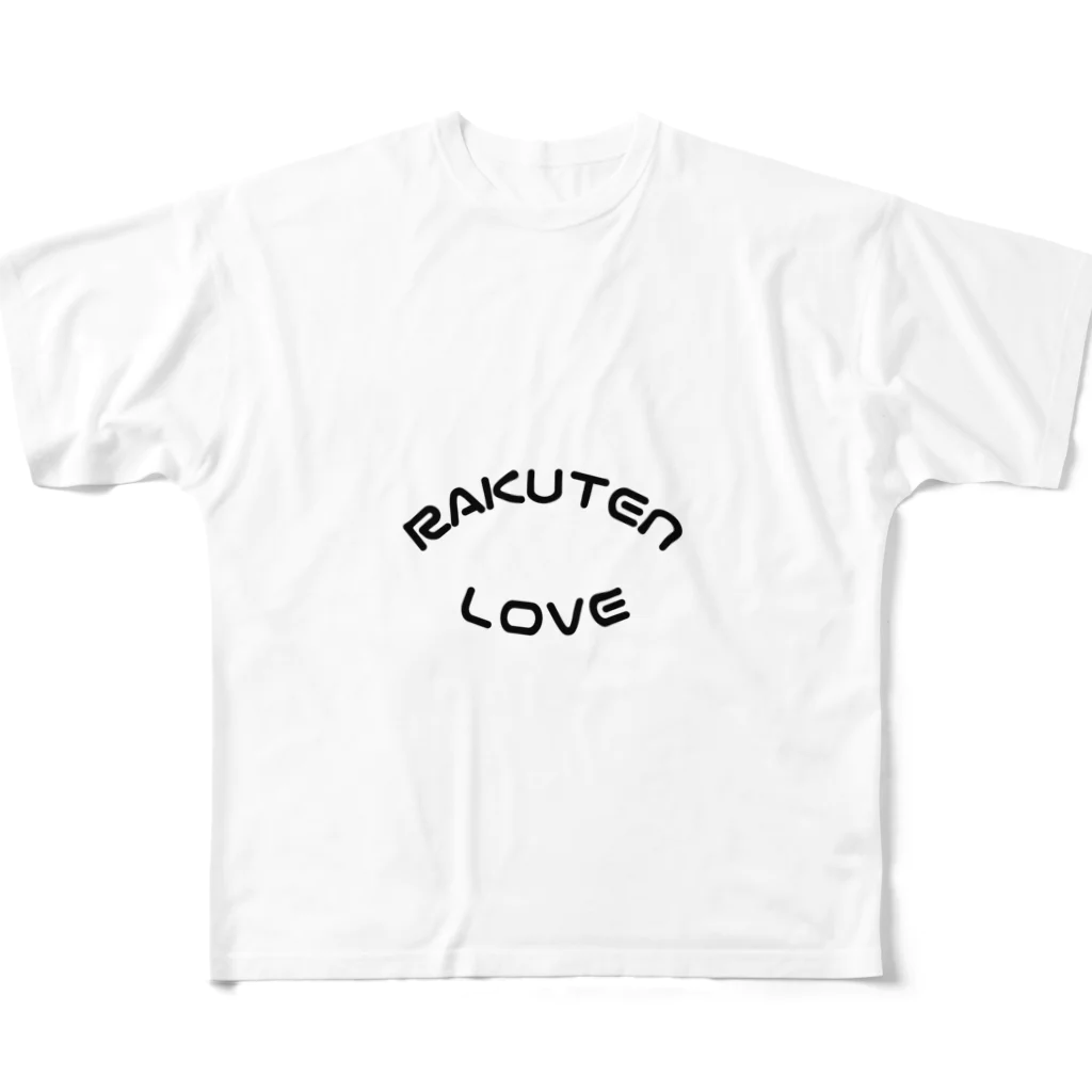 楽天大好きさんのShopのRAKUTEN_LOVE All-Over Print T-Shirt