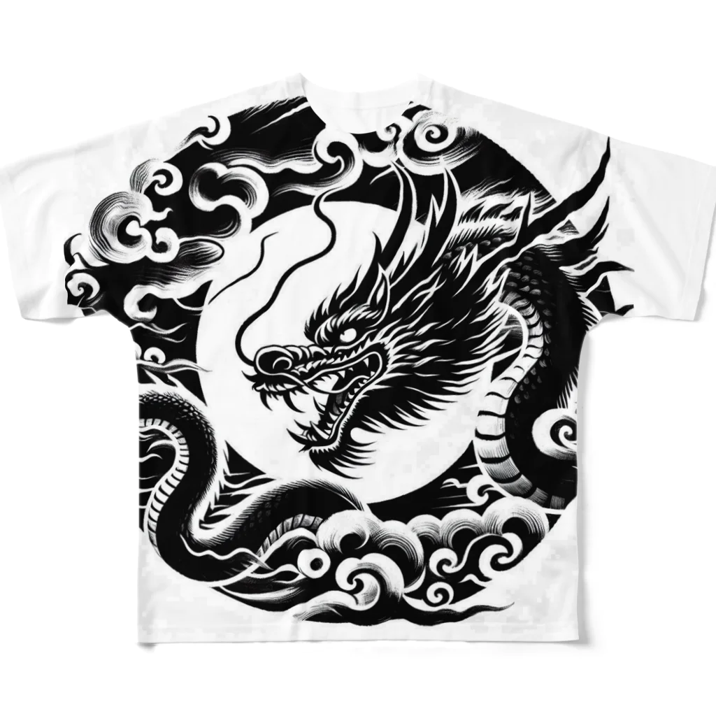 taetinの日龍1 強力パワー  All-Over Print T-Shirt