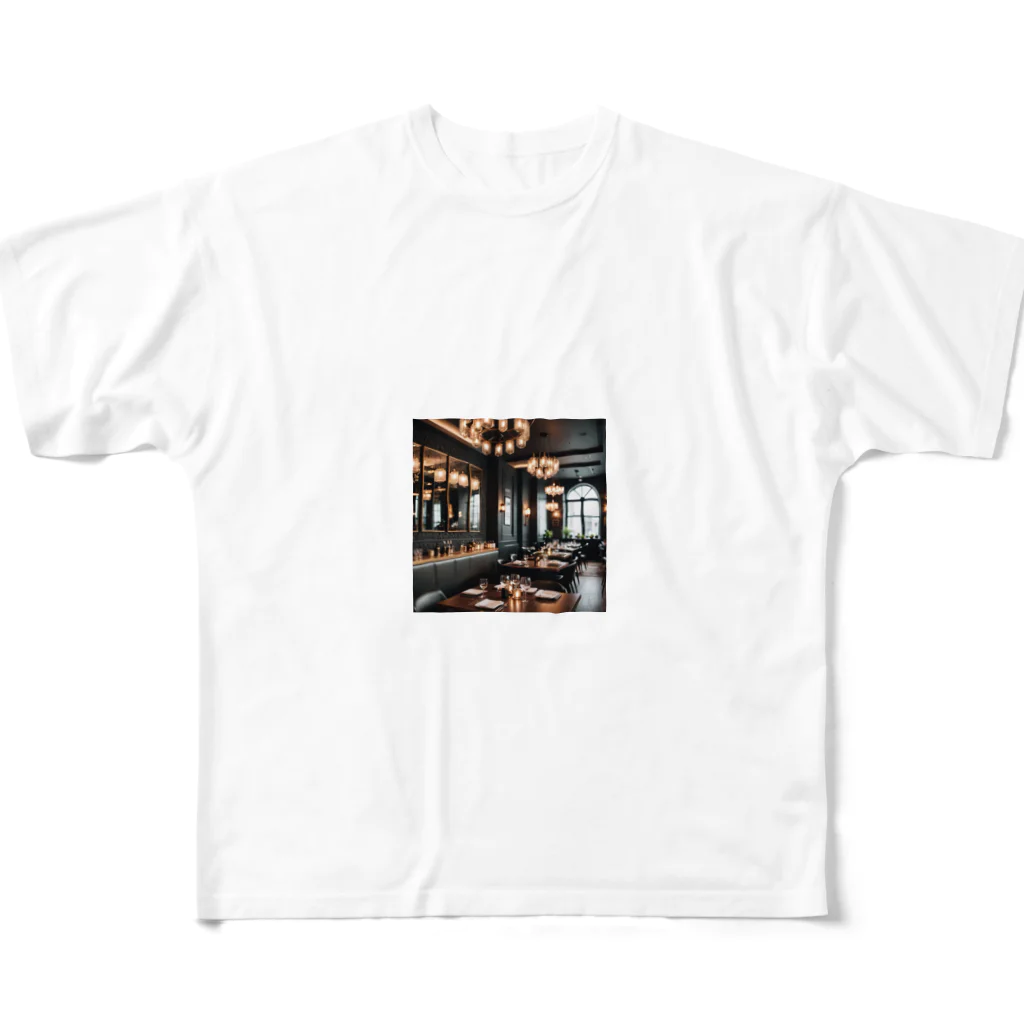 Mickショップのおしゃれなレストラン All-Over Print T-Shirt