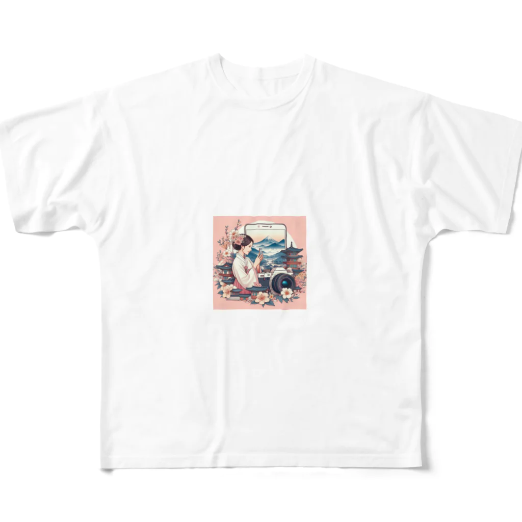 はむはむのかわいいデザイン　人気アイテム All-Over Print T-Shirt