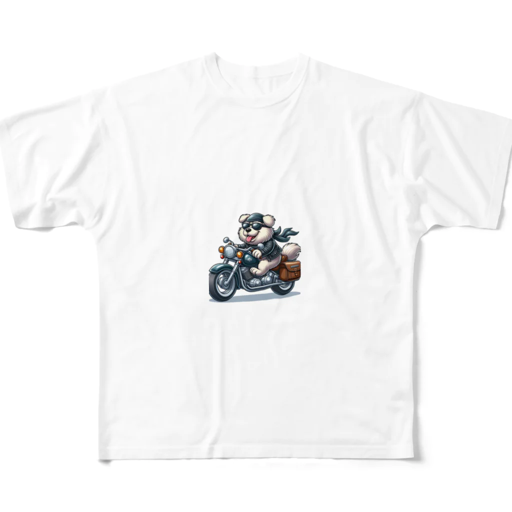 namidamakiのちょい悪オヤジ犬 All-Over Print T-Shirt