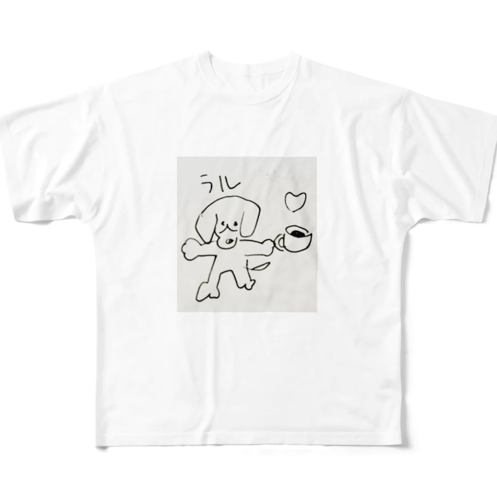 立川沙紀とフルーティーpuppiesのラル フルグラフィックTシャツ