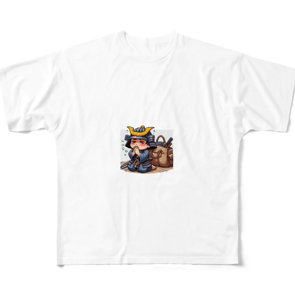 かのうの謝罪　侍 フルグラフィックTシャツ