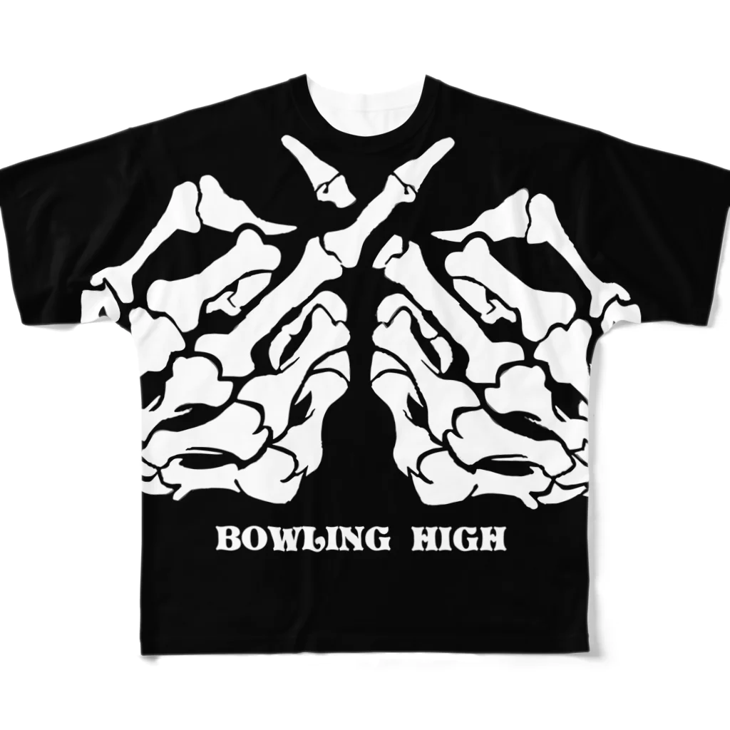 369MARTのBOWLING HIGH All-Over Print T-Shirt