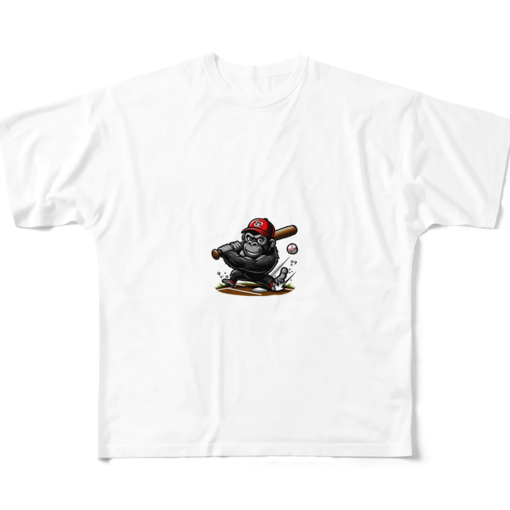 namidamakiの野球ごり All-Over Print T-Shirt