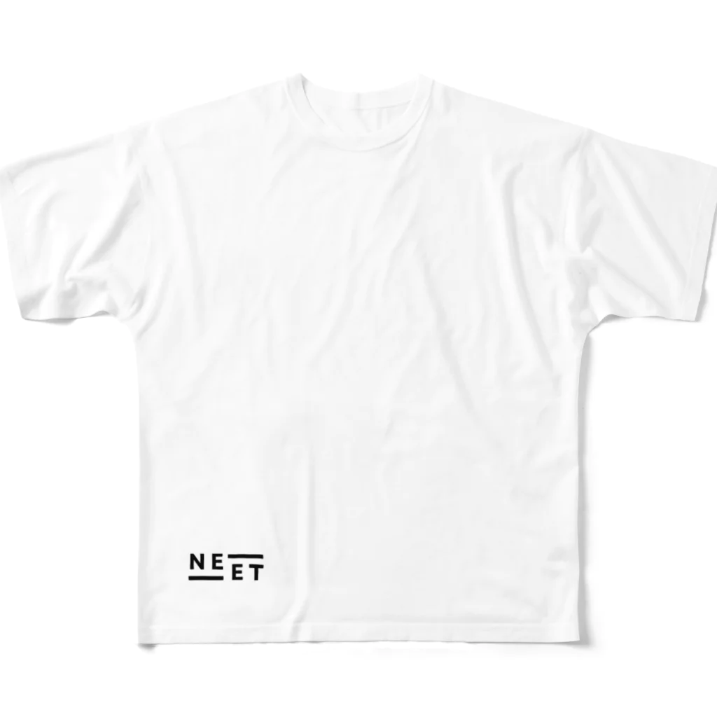 蕪式会社NEETのneet フルグラフィックTシャツ