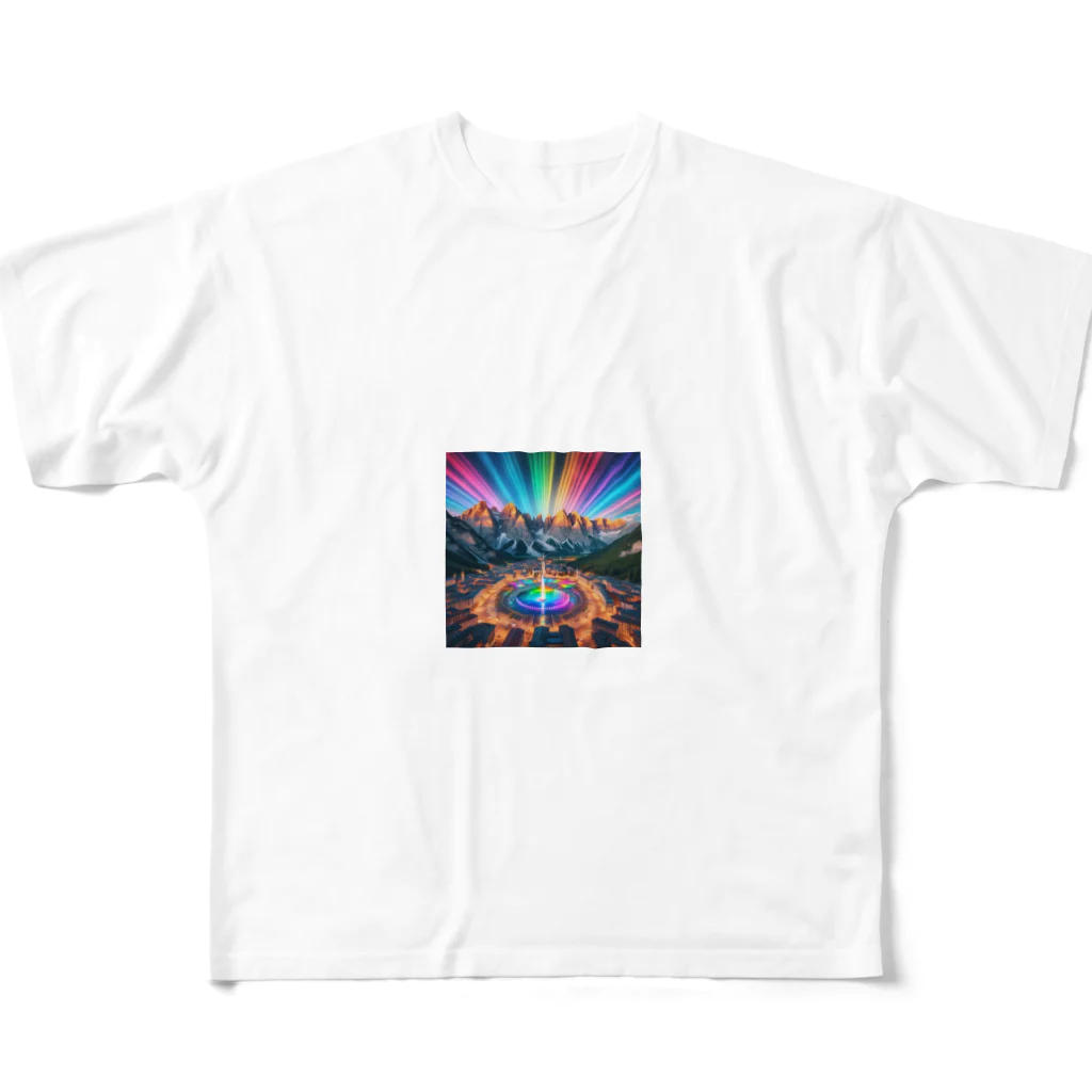 ir700の虹の風 All-Over Print T-Shirt