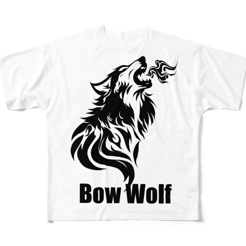 金太郎問屋のBow Wolf フルグラフィックTシャツ