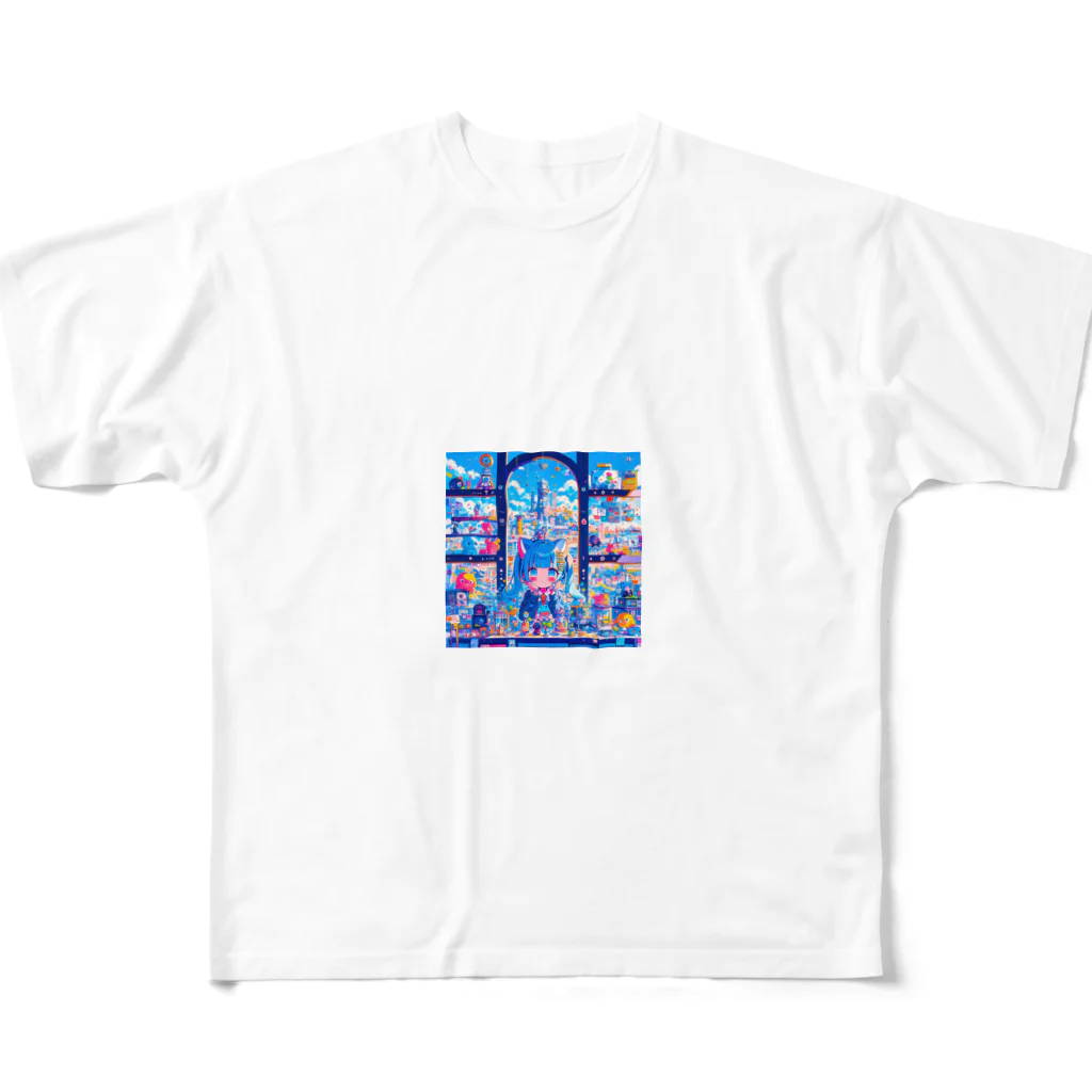 Akkyman storeのAkkyman goods #017 フルグラフィックTシャツ