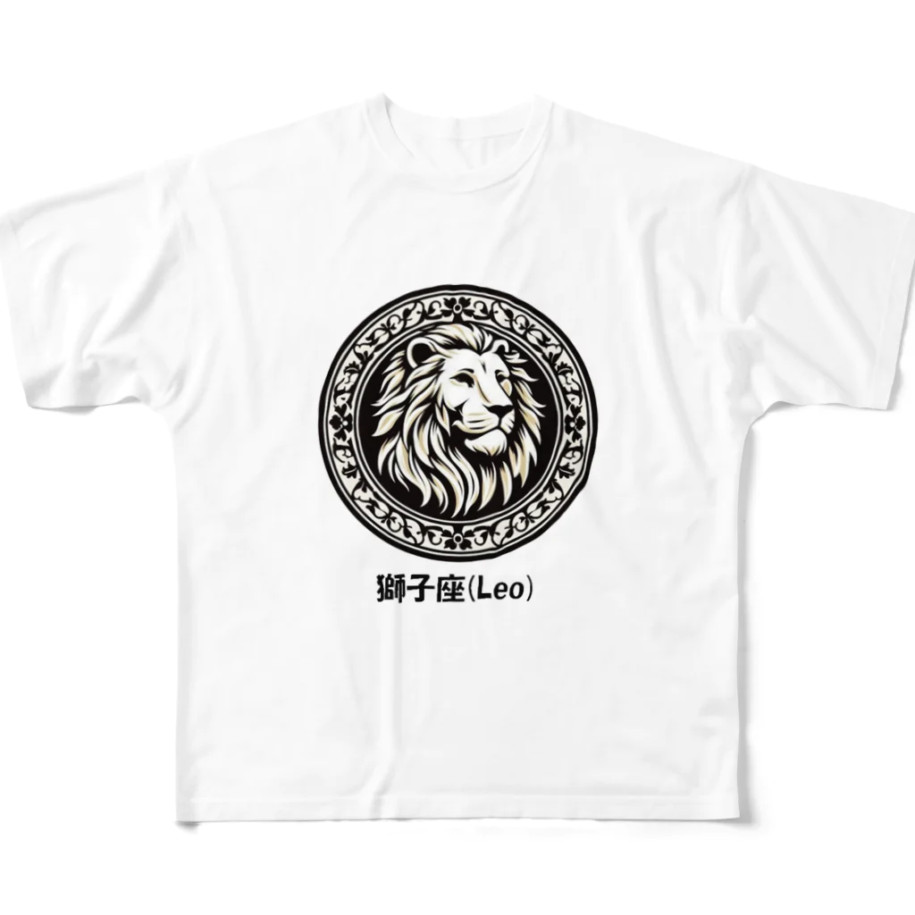 keystoneの獅子座(Leo) フルグラフィックTシャツ