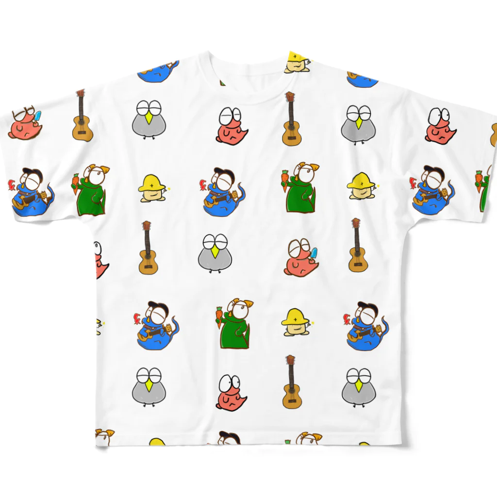 ピーマンタロスケ のYume_no_Tuzuki (パターン） All-Over Print T-Shirt