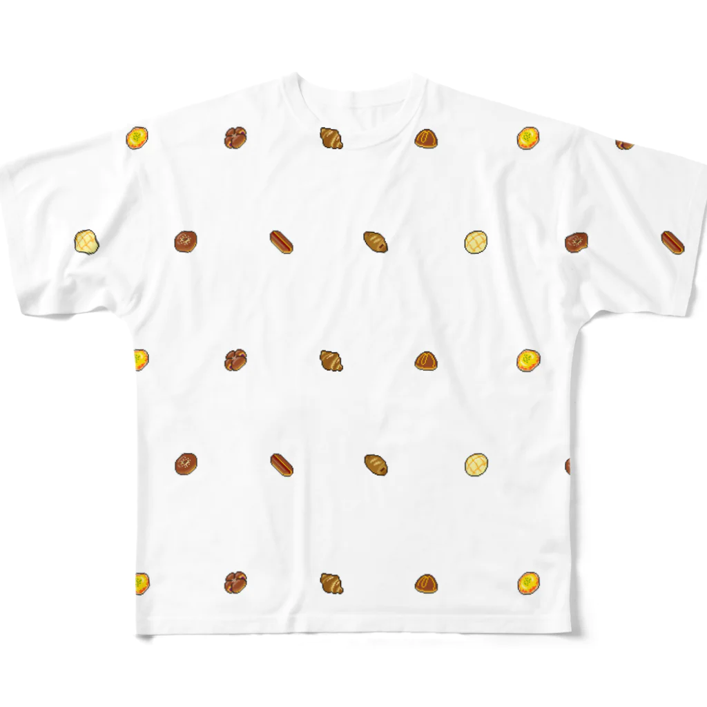 きこりのぱんやのえかきのおみせのうちのおみせのぱん All-Over Print T-Shirt