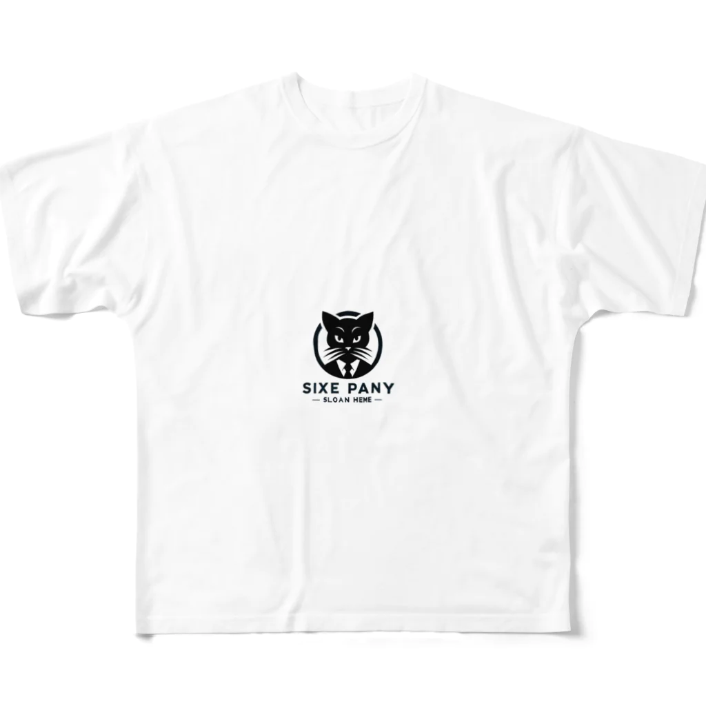 KentotakahashiのBLACKCAT All-Over Print T-Shirt